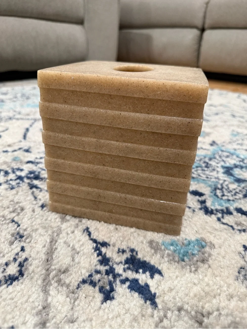 sandcastle tissue box